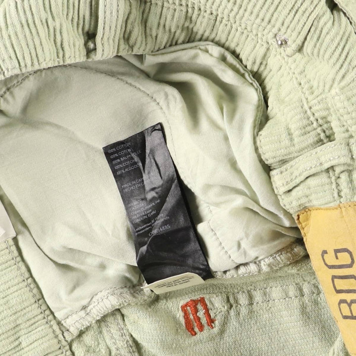 BDG Flare Cut Corduroy Pants, Women's Size L (W29) cotton Khaki type sage green Vintage Second Hand