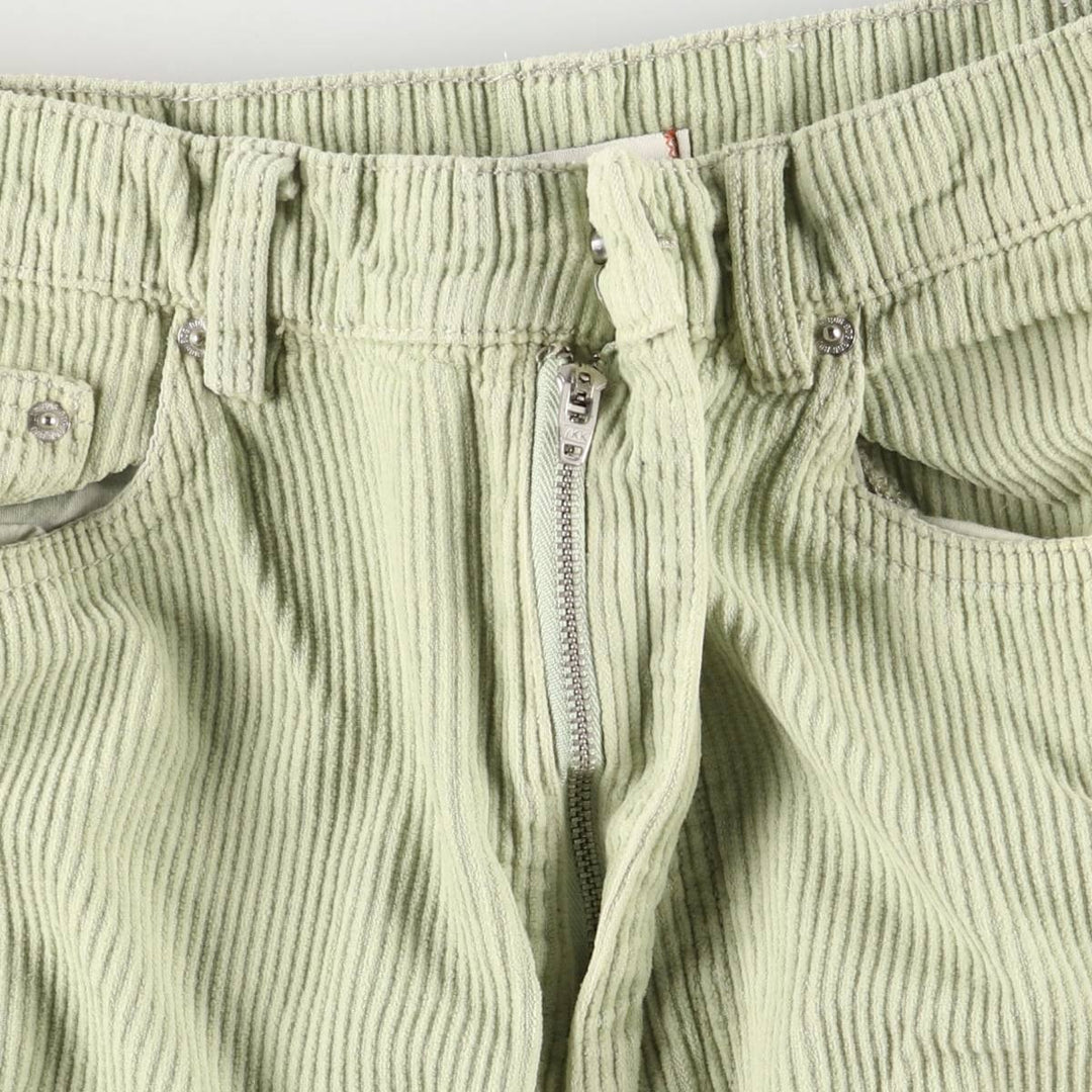 BDG Flare Cut Corduroy Pants, Women's Size L (W29) cotton Khaki type sage green Vintage Second Hand