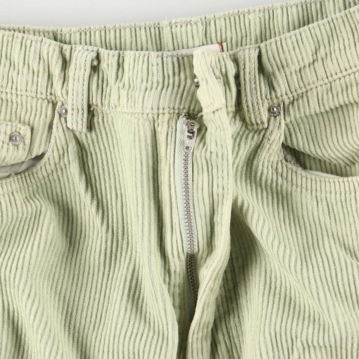 BDG Flare Cut Corduroy Pants, Women's Size L (W29) cotton Khaki type sage green Vintage Second Hand