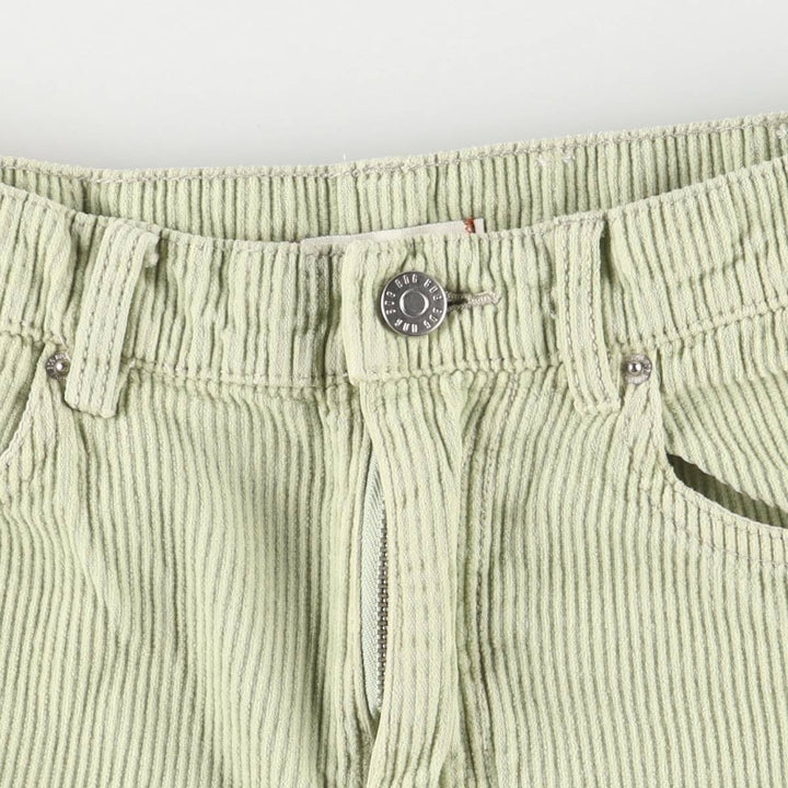 BDG Flare Cut Corduroy Pants, Women's Size L (W29) cotton Khaki type sage green Vintage Second Hand
