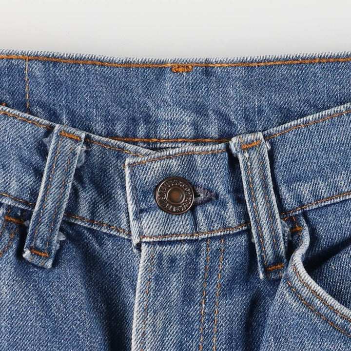 Vintage 1990'S Levi's 519-0217 Orange Tab Tapered Denim Pants, Made in USA, Women's Size L (W29) cotton blue type Vintage Second Hand