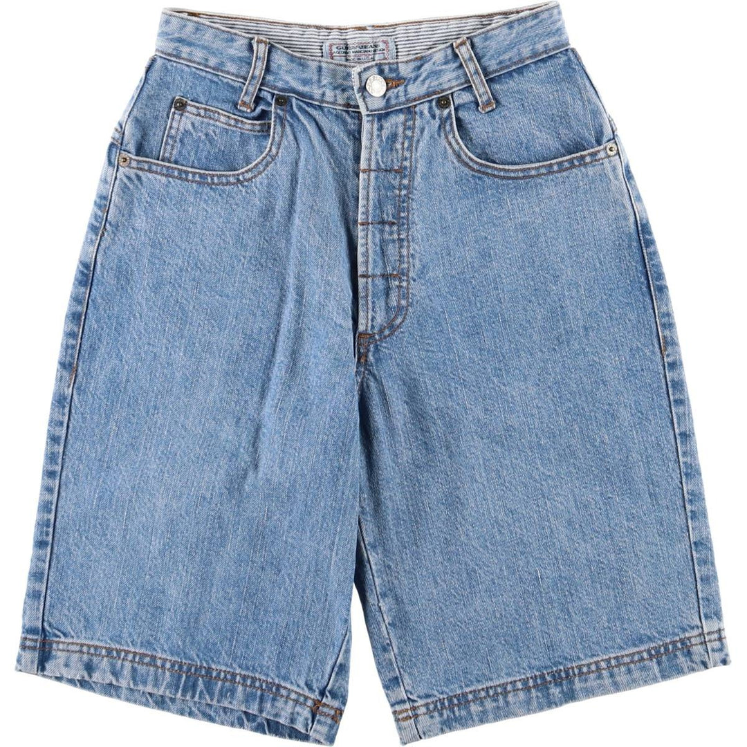 Vintage 80s-90'S Guess denim shorts, made in the USA, women's size M (w26). cotton blue type Vintage Second Hand