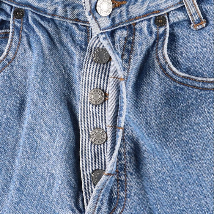 Vintage 80s-90'S Guess denim shorts, made in the USA, women's size M (w26). cotton blue type Vintage Second Hand