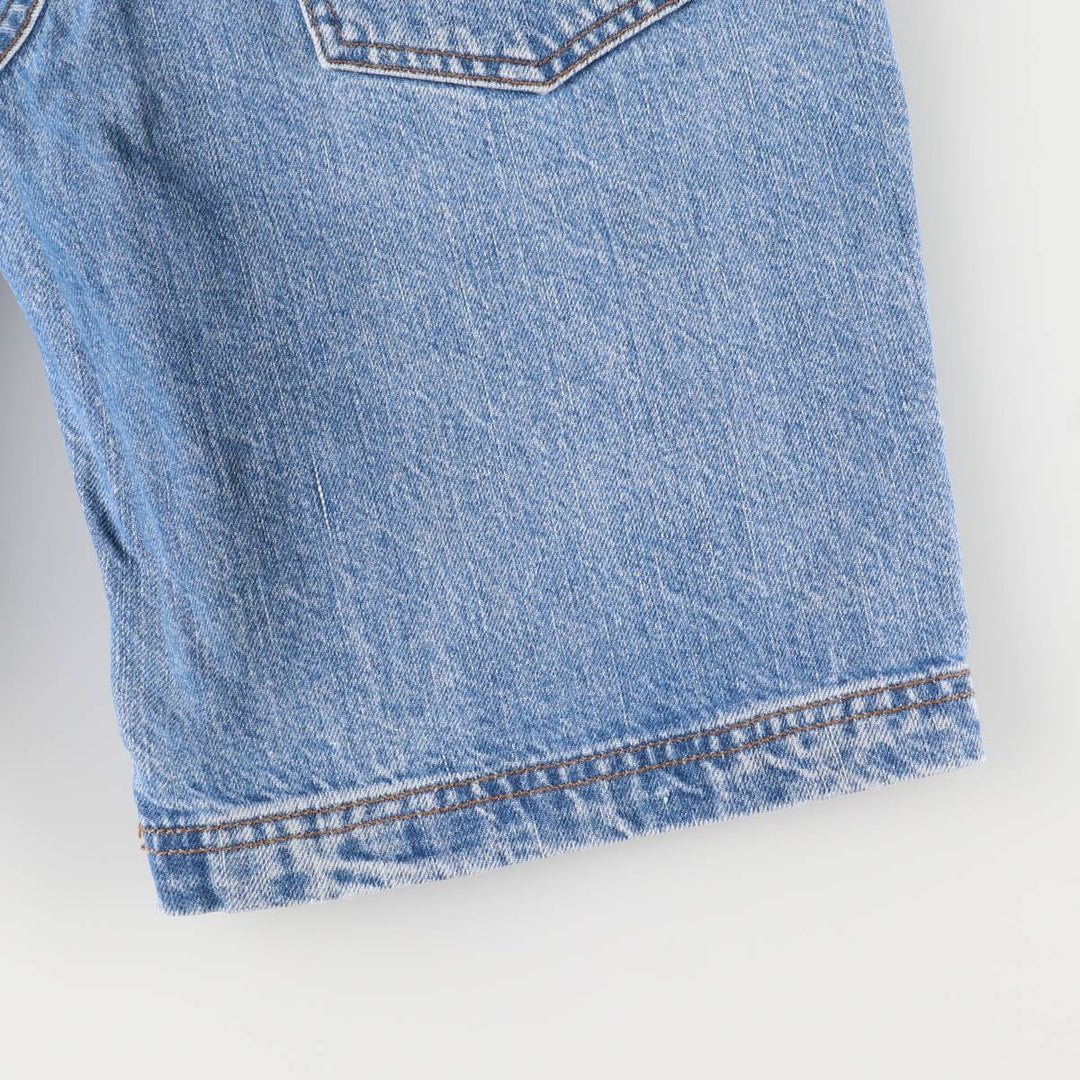 Vintage 80s-90'S Guess denim shorts, made in the USA, women's size M (w26). cotton blue type Vintage Second Hand