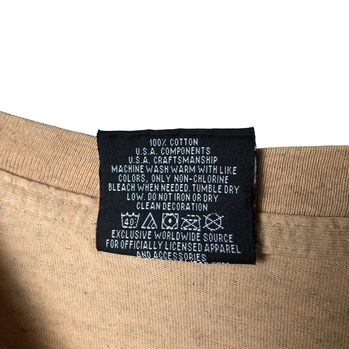 2000'S PETER TOSH band T-shirt, Made in USA, Men's Size M cotton beige type brown Vintage Second Hand