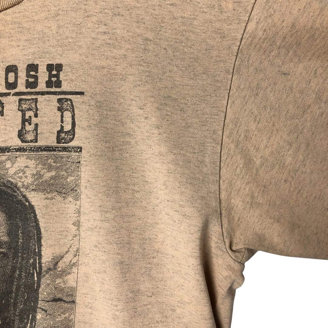 2000'S PETER TOSH band T-shirt, Made in USA, Men's Size M cotton beige type brown Vintage Second Hand