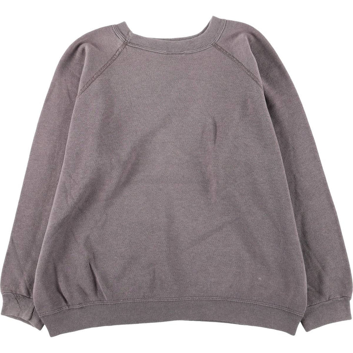 Hanes plain blank sweatshirt, made in the USA, men's size M cotton gray type Vintage Second Hand