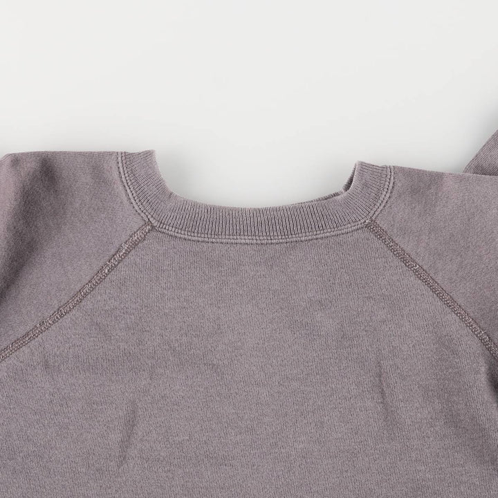 Hanes plain blank sweatshirt, made in the USA, men's size M cotton gray type Vintage Second Hand