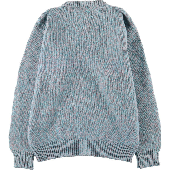 Vintage 80s-90'S Eddie Bauer wool knit sweater with black tag, size M, women's wool Blue type light blue Vintage Second Hand