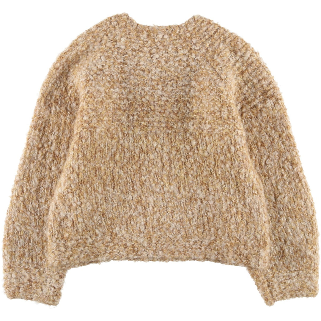 Vintage 60s-70'S Addie Walser knit sweater, size M, women's unclear beige type brown Vintage Second Hand