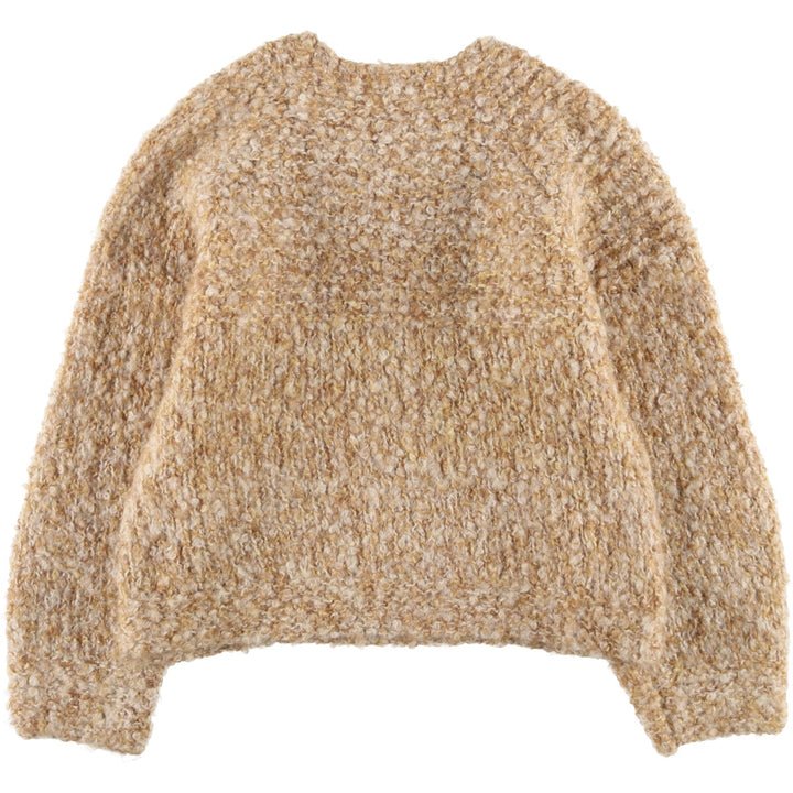 Vintage 60s-70'S Addie Walser knit sweater, size M, women's unclear beige type brown Vintage Second Hand