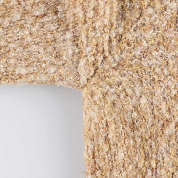 Vintage 60s-70'S Addie Walser knit sweater, size M, women's unclear beige type brown Vintage Second Hand