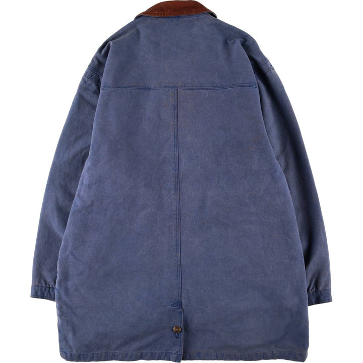 Vintage 1980'S Ralph Lauren Chaps Duck Hunting Jacket, Men's Size L cotton navy blue type Vintage Second Hand