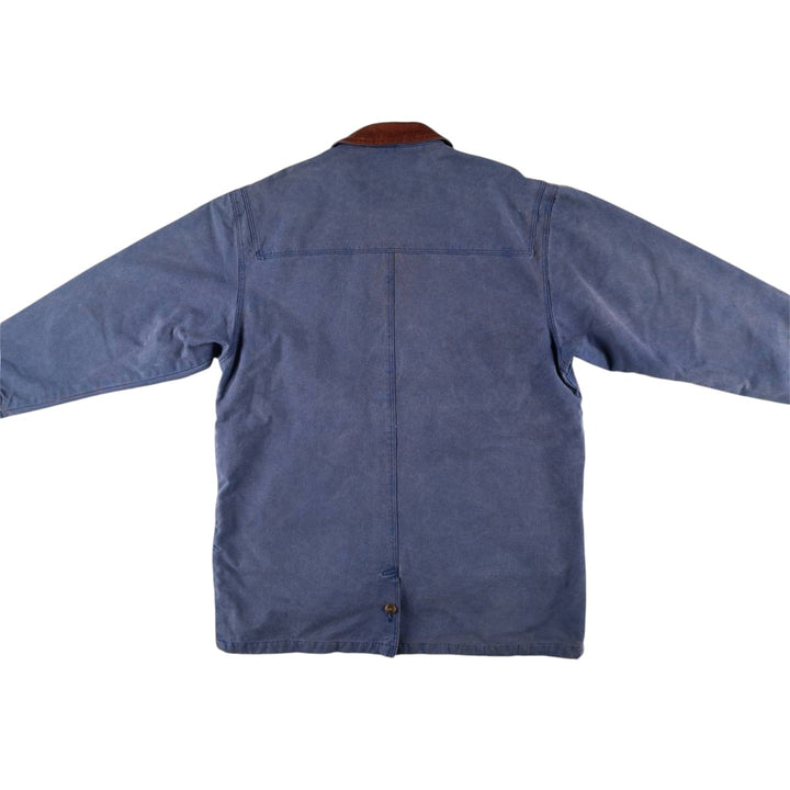 Vintage 1980'S Ralph Lauren Chaps Duck Hunting Jacket, Men's Size L cotton navy blue type Vintage Second Hand