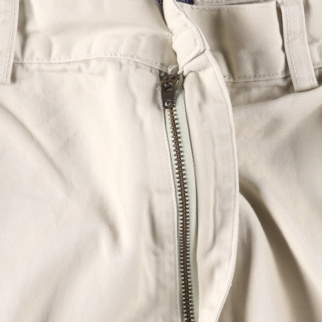 Ralph Lauren POLO by Ralph Lauren TYLER SHORT Two-pleat chino shorts, short pants, men's size W36 cotton Beige type Vintage Second Hand