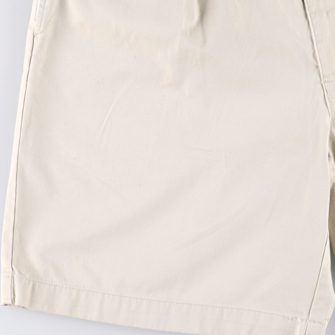 Ralph Lauren POLO by Ralph Lauren TYLER SHORT Two-pleat chino shorts, short pants, men's size W36 cotton Beige type Vintage Second Hand