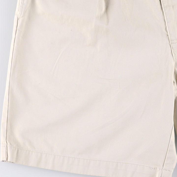 Ralph Lauren POLO by Ralph Lauren TYLER SHORT Two-pleat chino shorts, short pants, men's size W36 cotton Beige type Vintage Second Hand