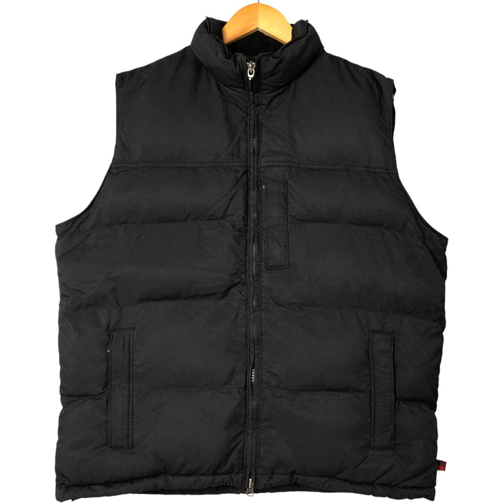 WOOLRICH Men's Padded Vest (Size L) Nylon black type Vintage Second Hand