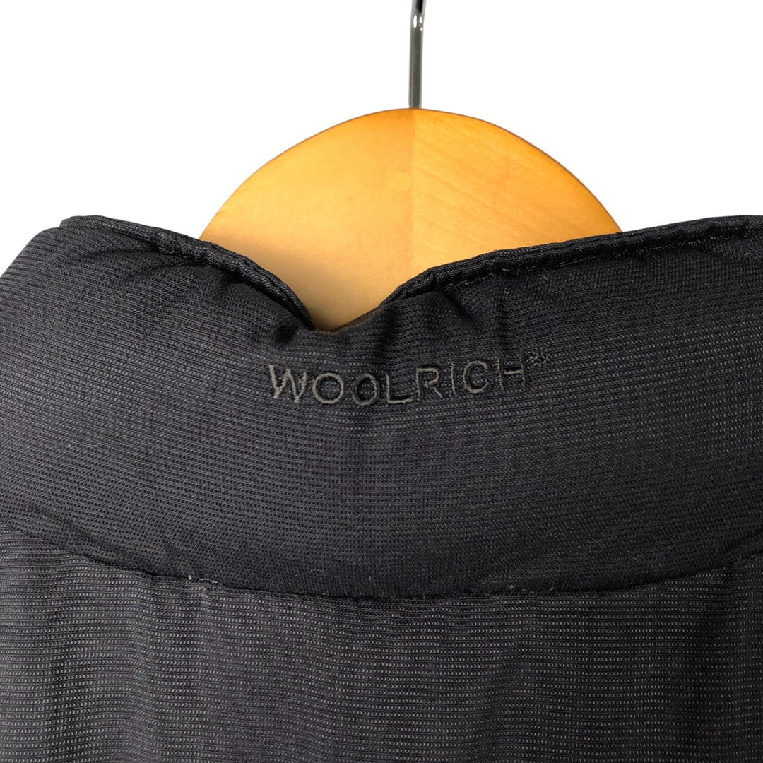 WOOLRICH Men's Padded Vest (Size L) Nylon black type Vintage Second Hand