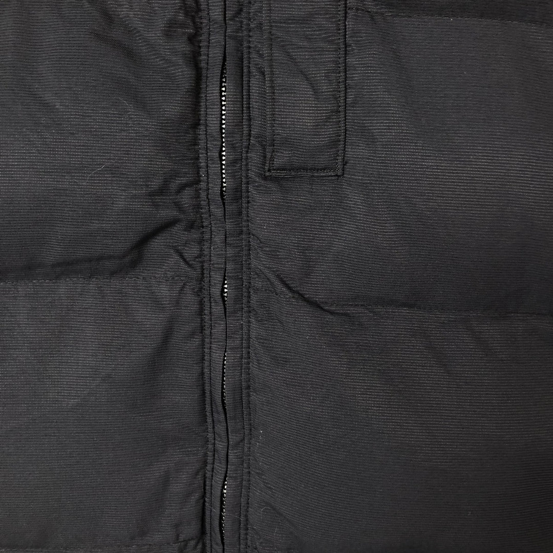 WOOLRICH Men's Padded Vest (Size L) Nylon black type Vintage Second Hand
