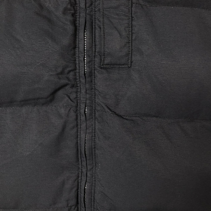 WOOLRICH Men's Padded Vest (Size L) Nylon black type Vintage Second Hand