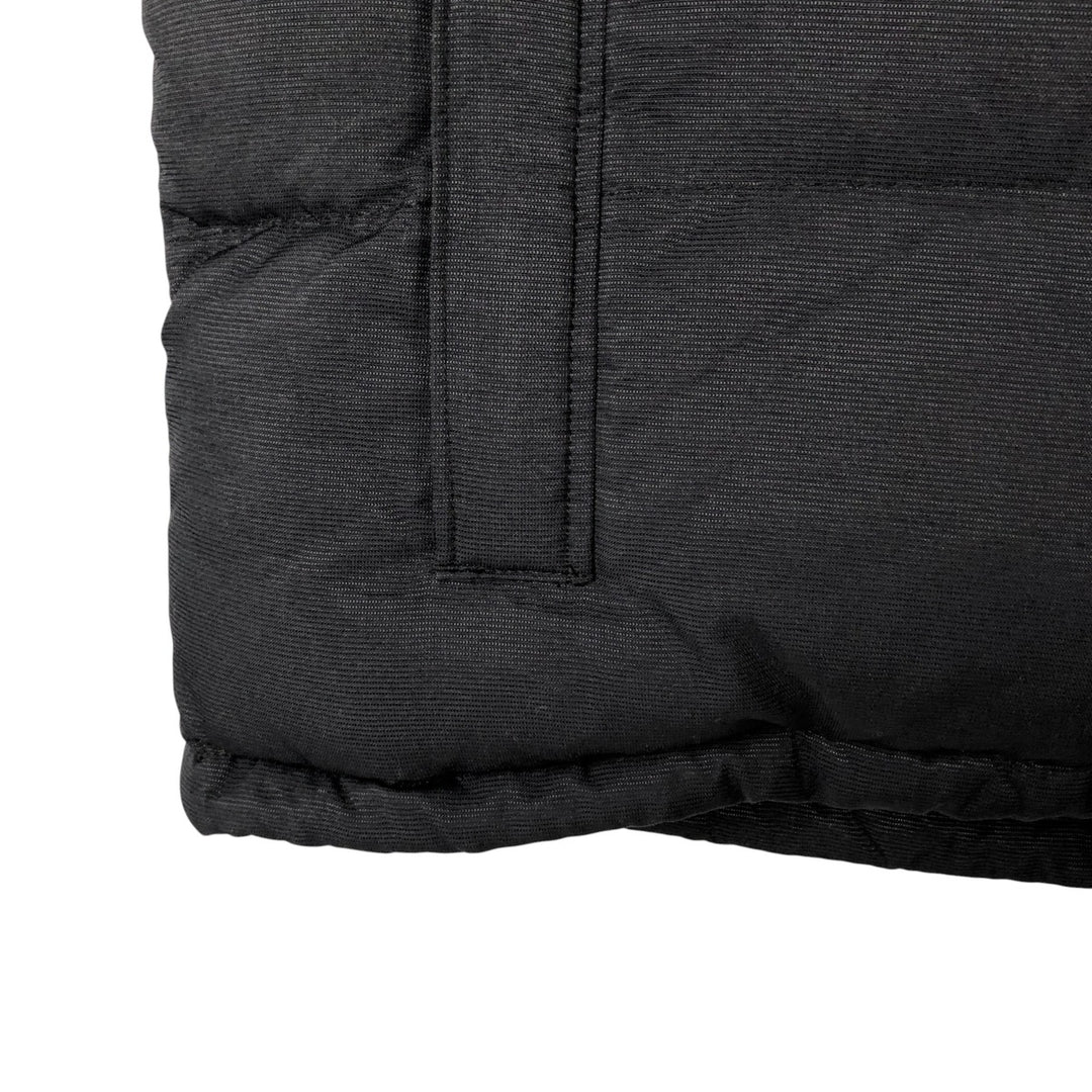 WOOLRICH Men's Padded Vest (Size L) Nylon black type Vintage Second Hand