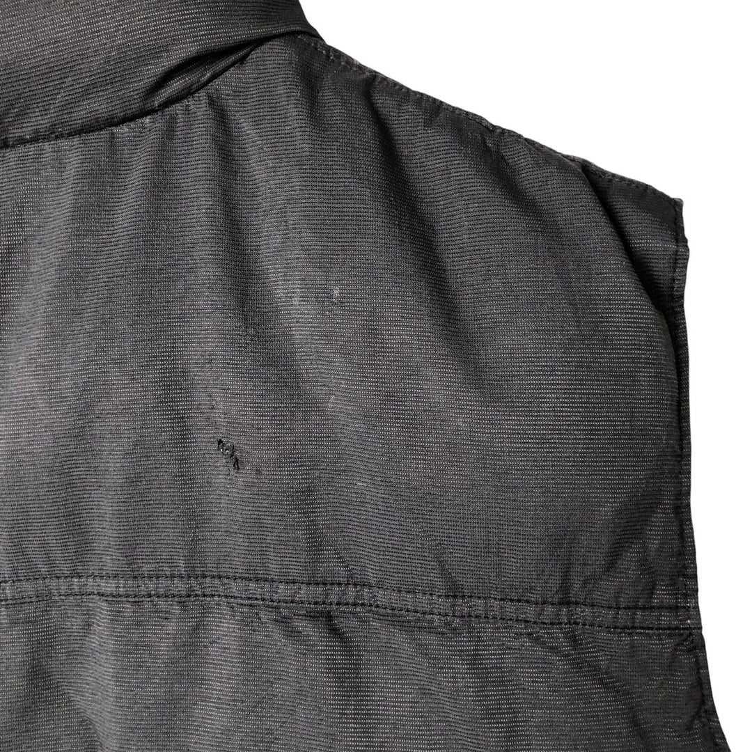 WOOLRICH Men's Padded Vest (Size L) Nylon black type Vintage Second Hand