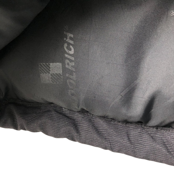 WOOLRICH Men's Padded Vest (Size L) Nylon black type Vintage Second Hand