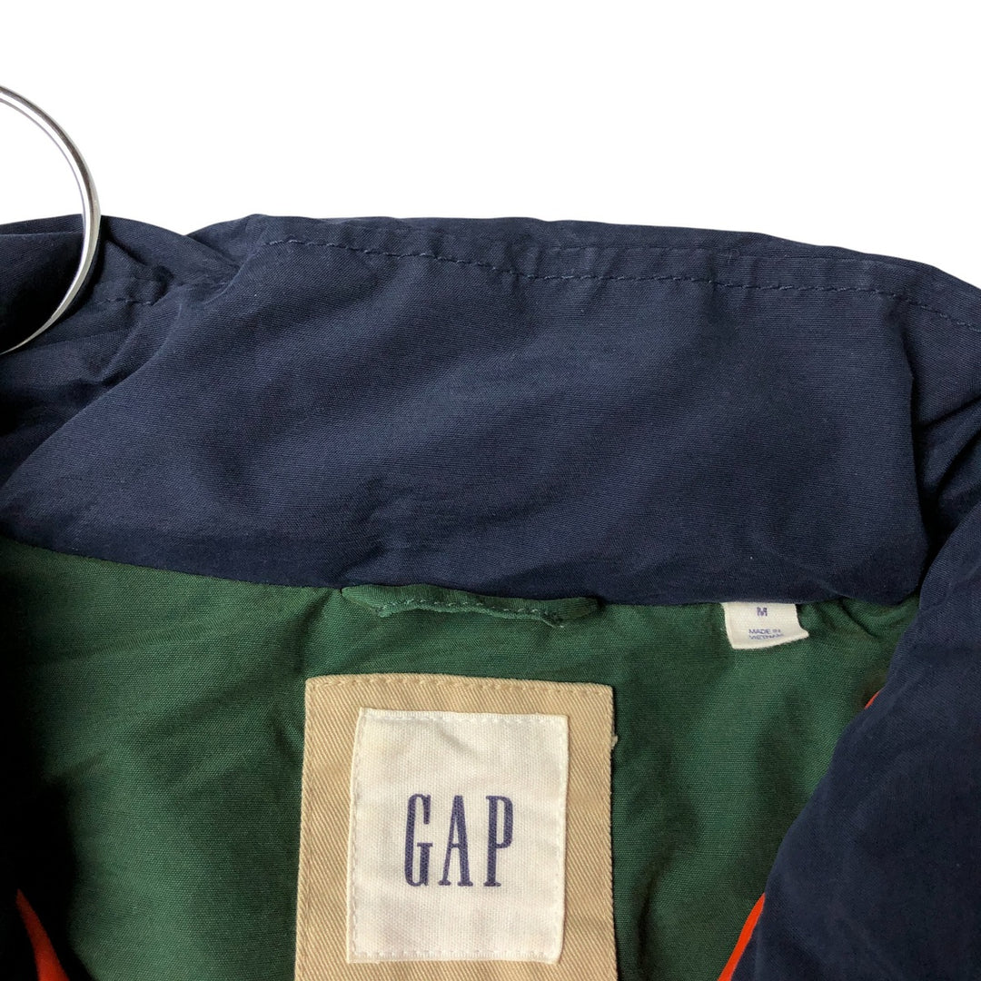 2000'S GAP PRIMALOFT padded vest, men's size M cotton navy blue type Vintage Second Hand