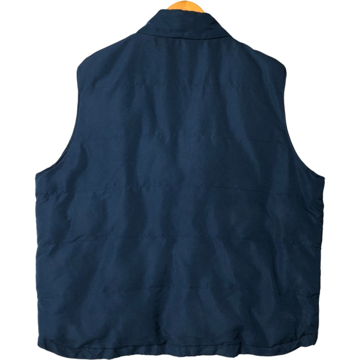 90s-00'S Vintage St. John's Bay Padded Vest, Men's XL polyester navy blue type Vintage Second Hand
