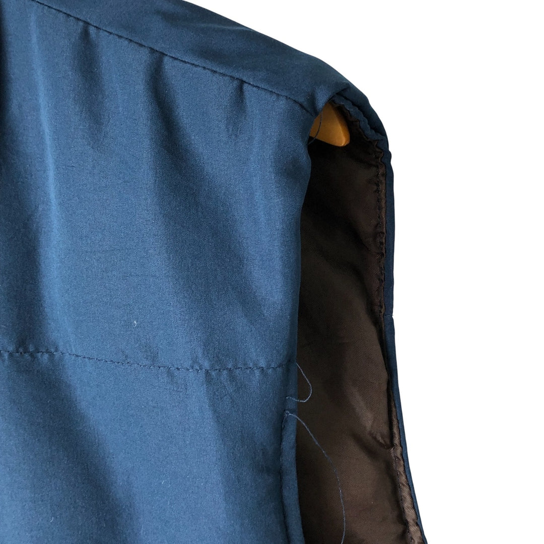 90s-00'S Vintage St. John's Bay Padded Vest, Men's XL polyester navy blue type Vintage Second Hand