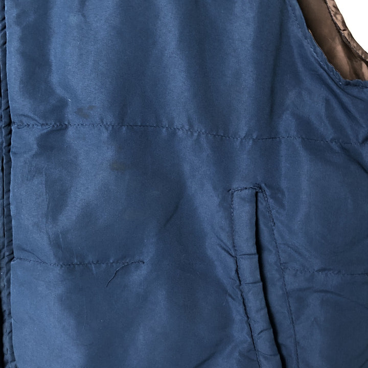 90s-00'S Vintage St. John's Bay Padded Vest, Men's XL polyester navy blue type Vintage Second Hand