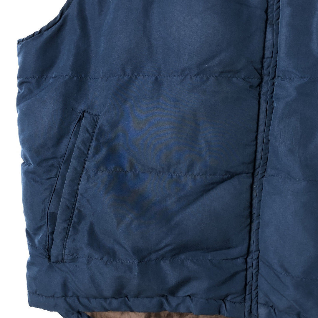 90s-00'S Vintage St. John's Bay Padded Vest, Men's XL polyester navy blue type Vintage Second Hand