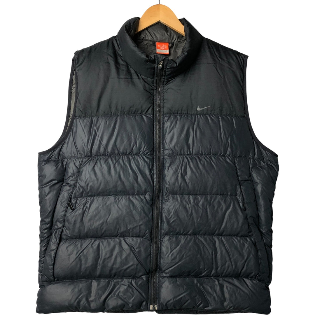 Nike 550 Fill Power Down Vest, Men's XL polyester black type Vintage Second Hand