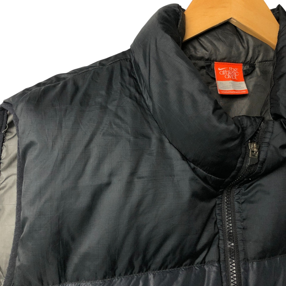 Nike 550 Fill Power Down Vest, Men's XL polyester black type Vintage Second Hand