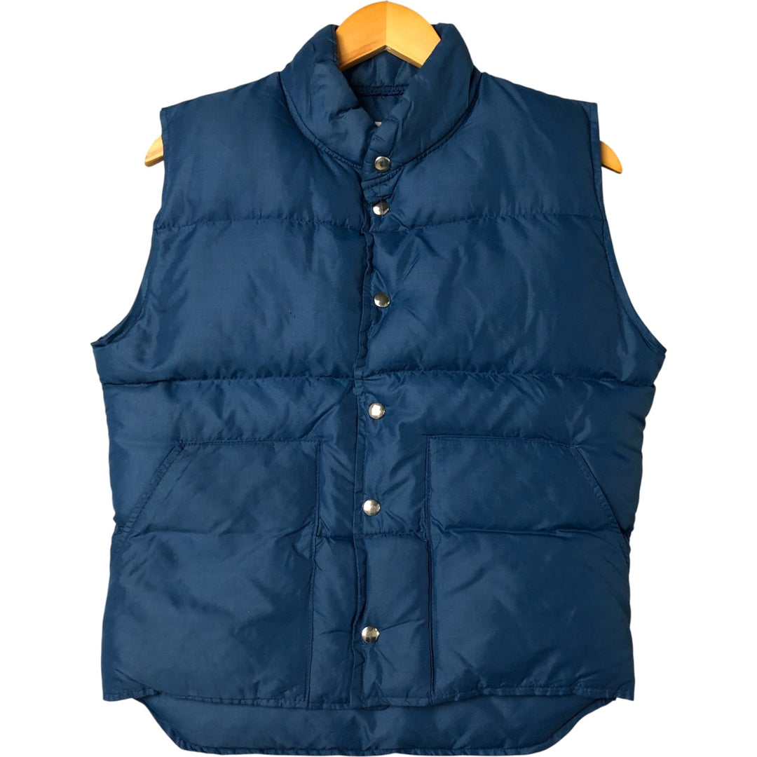 Weather Watcher Down Vest, Men's Size M unclear blue type Vintage Second Hand
