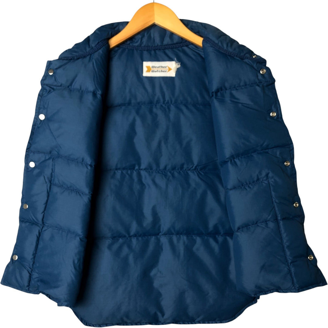 Weather Watcher Down Vest, Men's Size M unclear blue type Vintage Second Hand