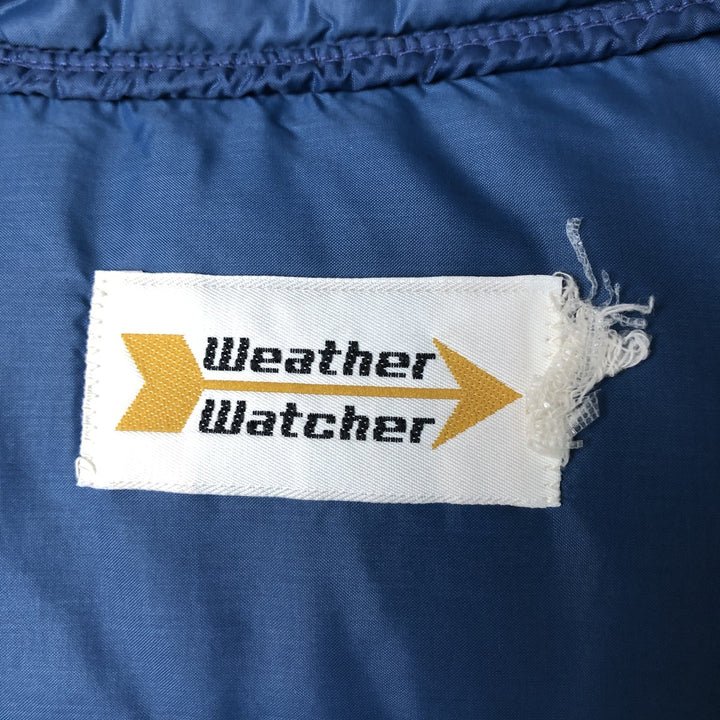 Weather Watcher Down Vest, Men's Size M unclear blue type Vintage Second Hand
