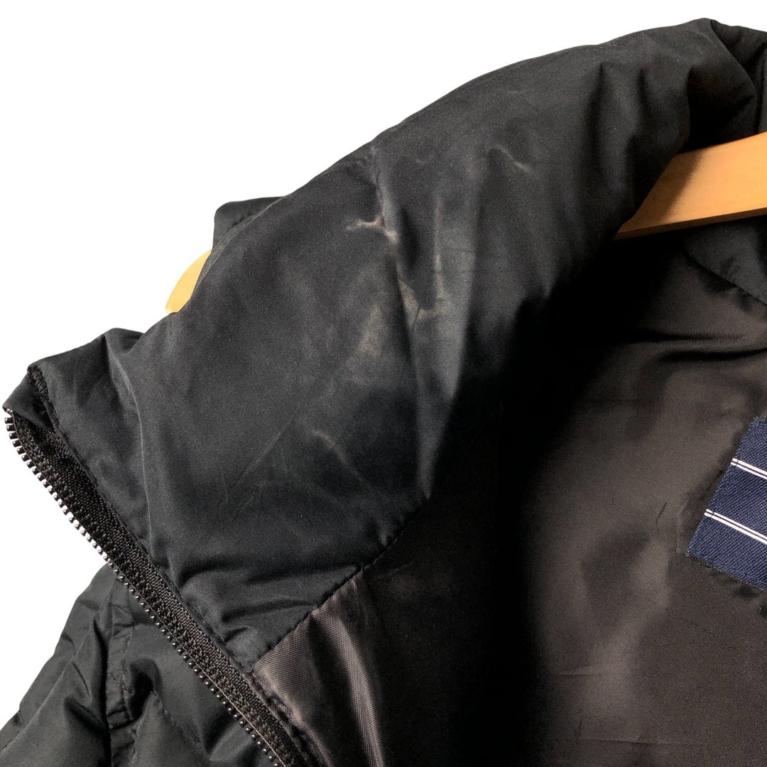 LANDS' END Down Vest Men's XL polyester black type Vintage Second Hand