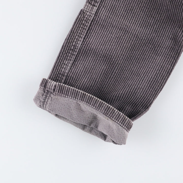 VERTUS Wide Ribbed Corduroy Cargo Pants, Women's Size L (W28) cotton gray type Vintage Second Hand
