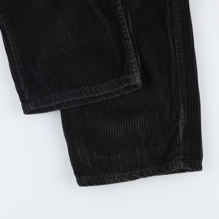 00'S Old Navy OLD NAVY BLUE JEANS wide wale corduroy pants, women's size L (w29) cotton black type Vintage Second Hand