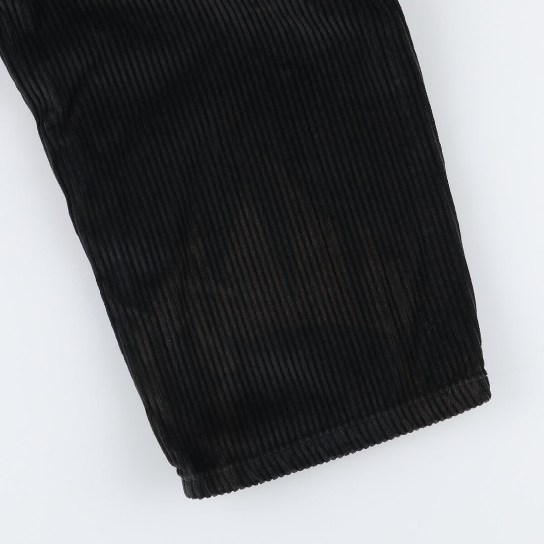 00'S Old Navy OLD NAVY BLUE JEANS wide wale corduroy pants, women's size L (w29) cotton black type Vintage Second Hand