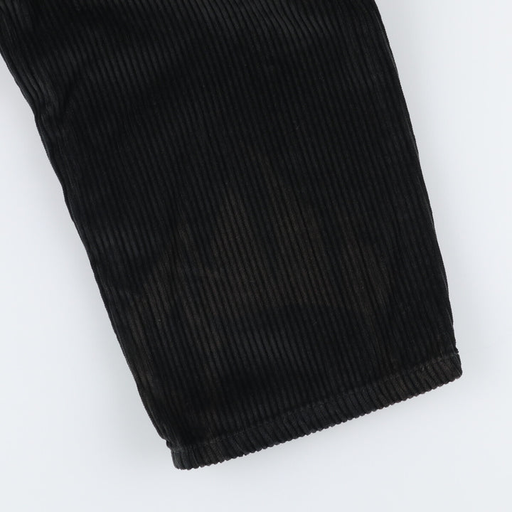 00'S Old Navy OLD NAVY BLUE JEANS wide wale corduroy pants, women's size L (w29) cotton black type Vintage Second Hand