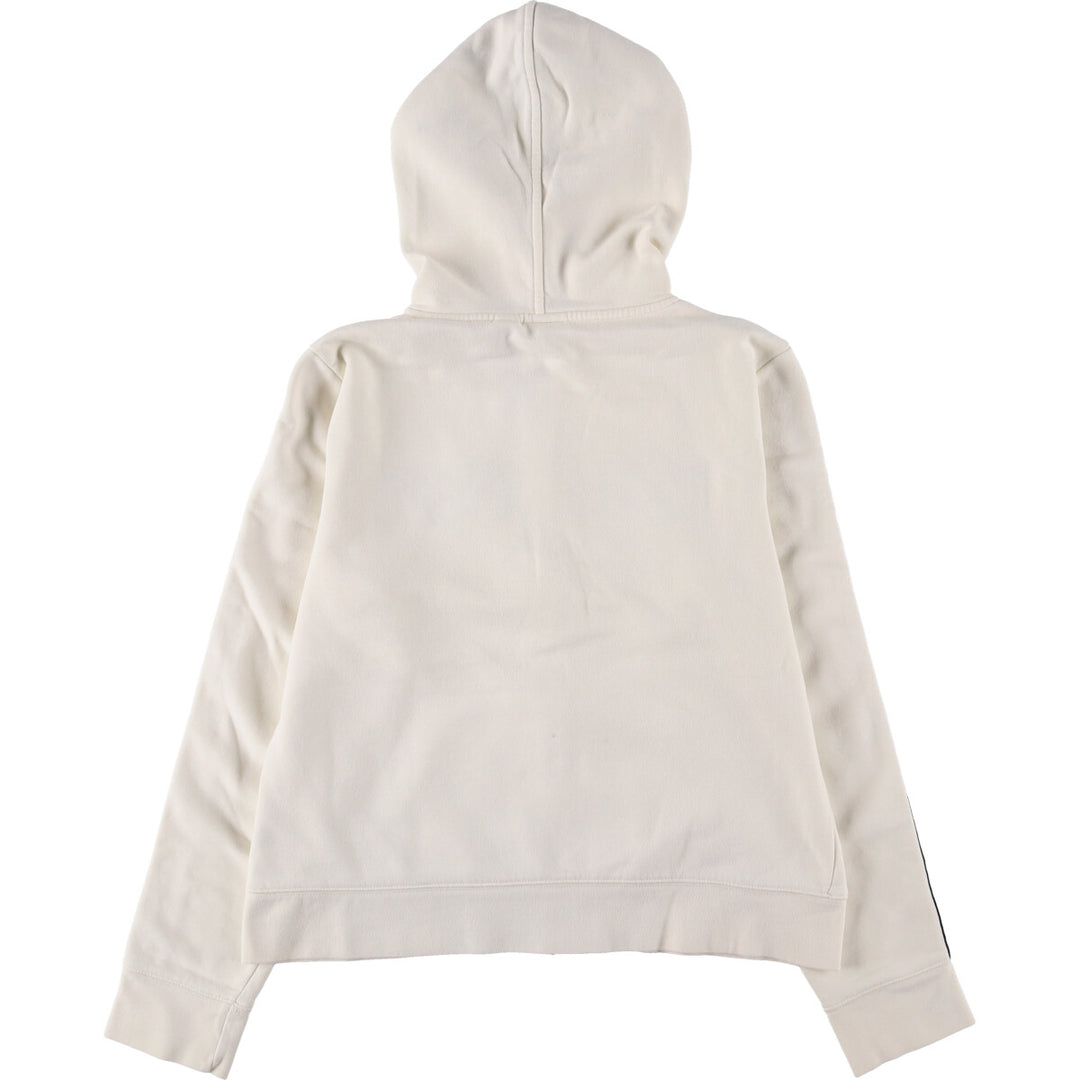 Harley-Davidson Women's Full-Zip Hoodie (XL) cotton pale white type Vintage Second Hand