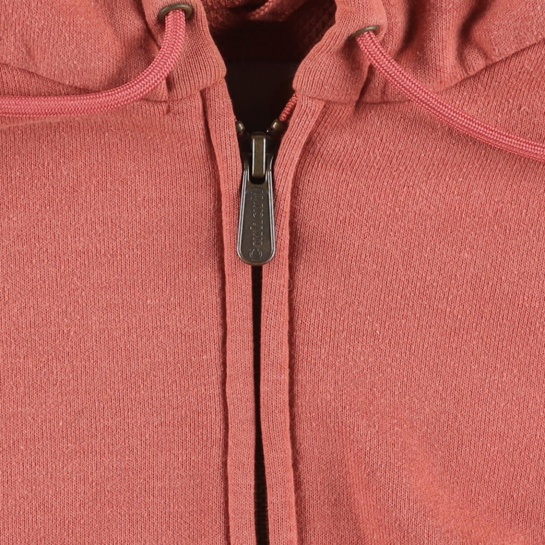 Carhartt FOR WOMEN Sweatshirt Full Zip Hoodie, Women's Size M cotton orange type Vintage Second Hand