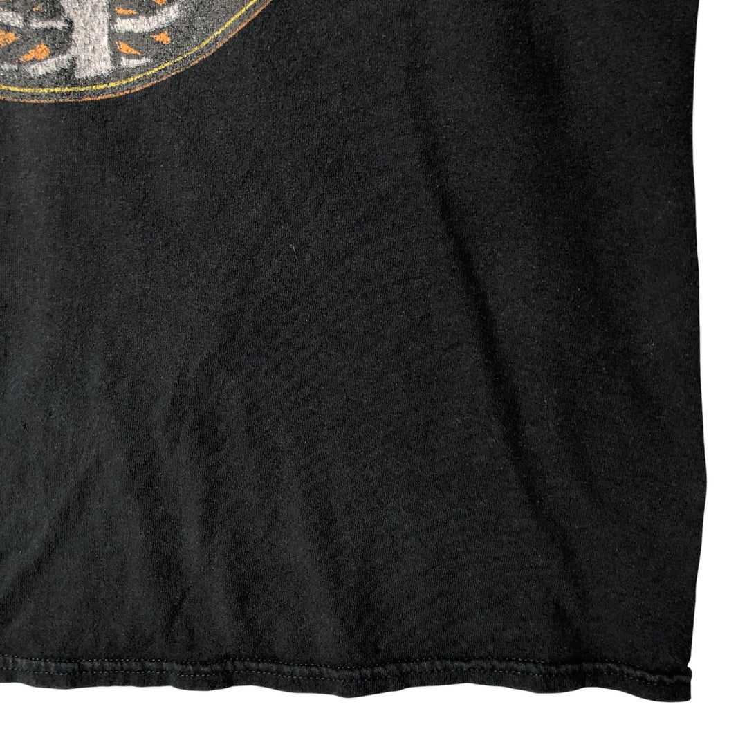 GRATEFUL DEAD Skull Pattern Band T-shirt Band Tee Men's M size cotton black type Vintage Second Hand