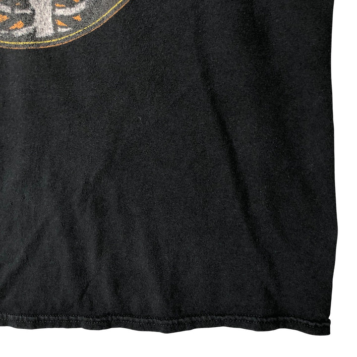 GRATEFUL DEAD Skull Pattern Band T-shirt Band Tee Men's M size cotton black type Vintage Second Hand