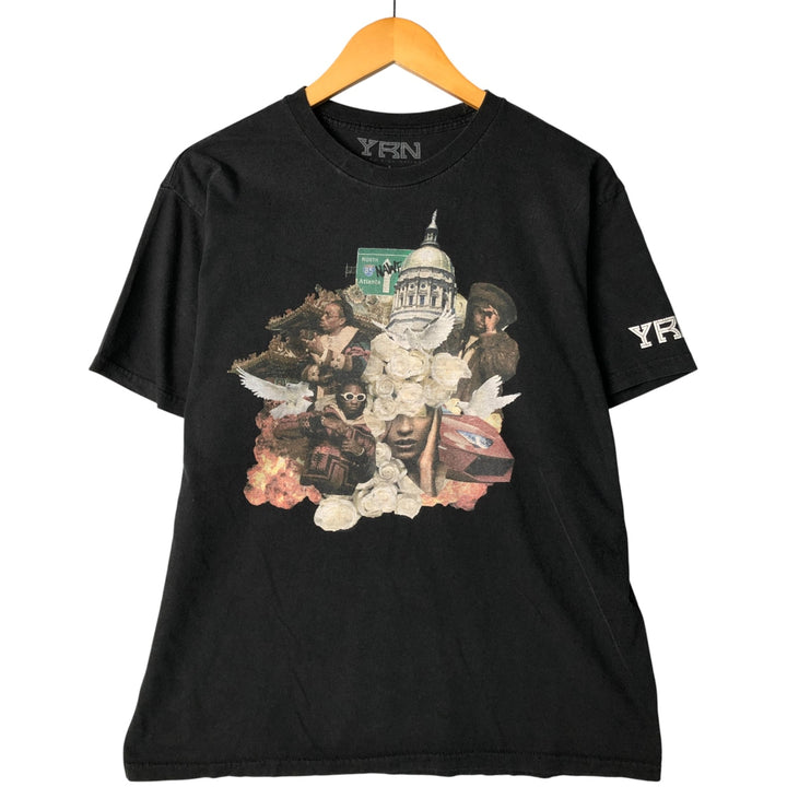 MIGOS Migos Rap T-shirt Rap T Men's L size cotton white type Vintage Second Hand