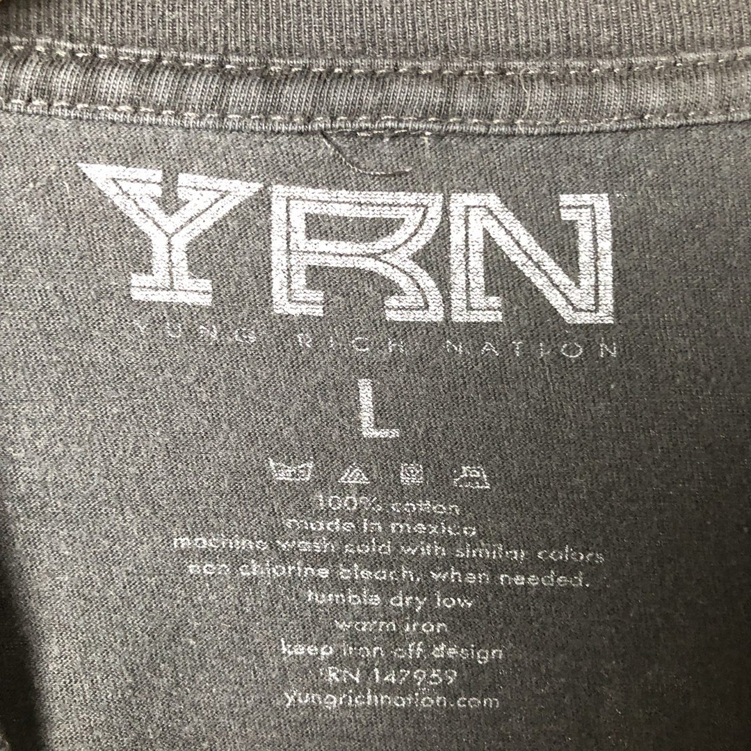 MIGOS Migos Rap T-shirt Rap T Men's L size cotton white type Vintage Second Hand