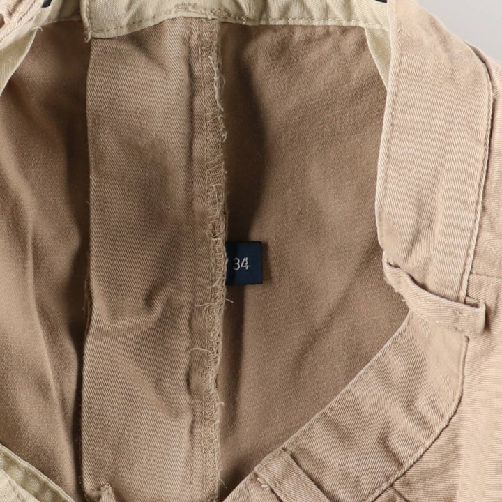 Ralph Lauren Polo Ralph Lauren Two-pleat Chino Shorts, Men's, Size W33 cotton Beige type Vintage Second Hand